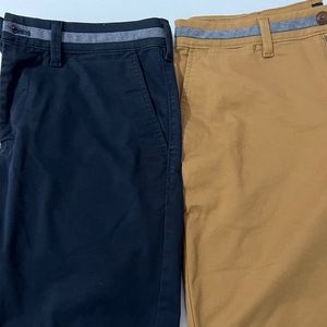 Bundle of two Express slim fit shorts